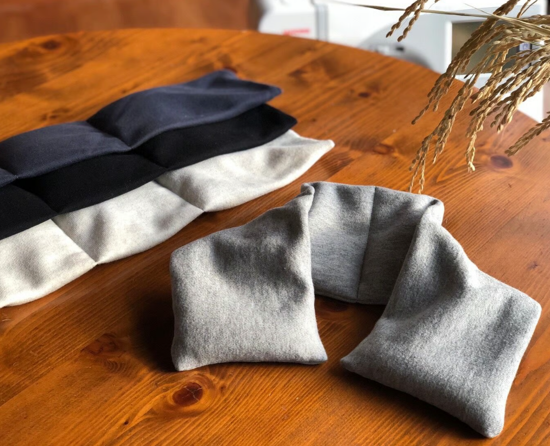 玄米カイロYOHEHO shoulder warmer グレー