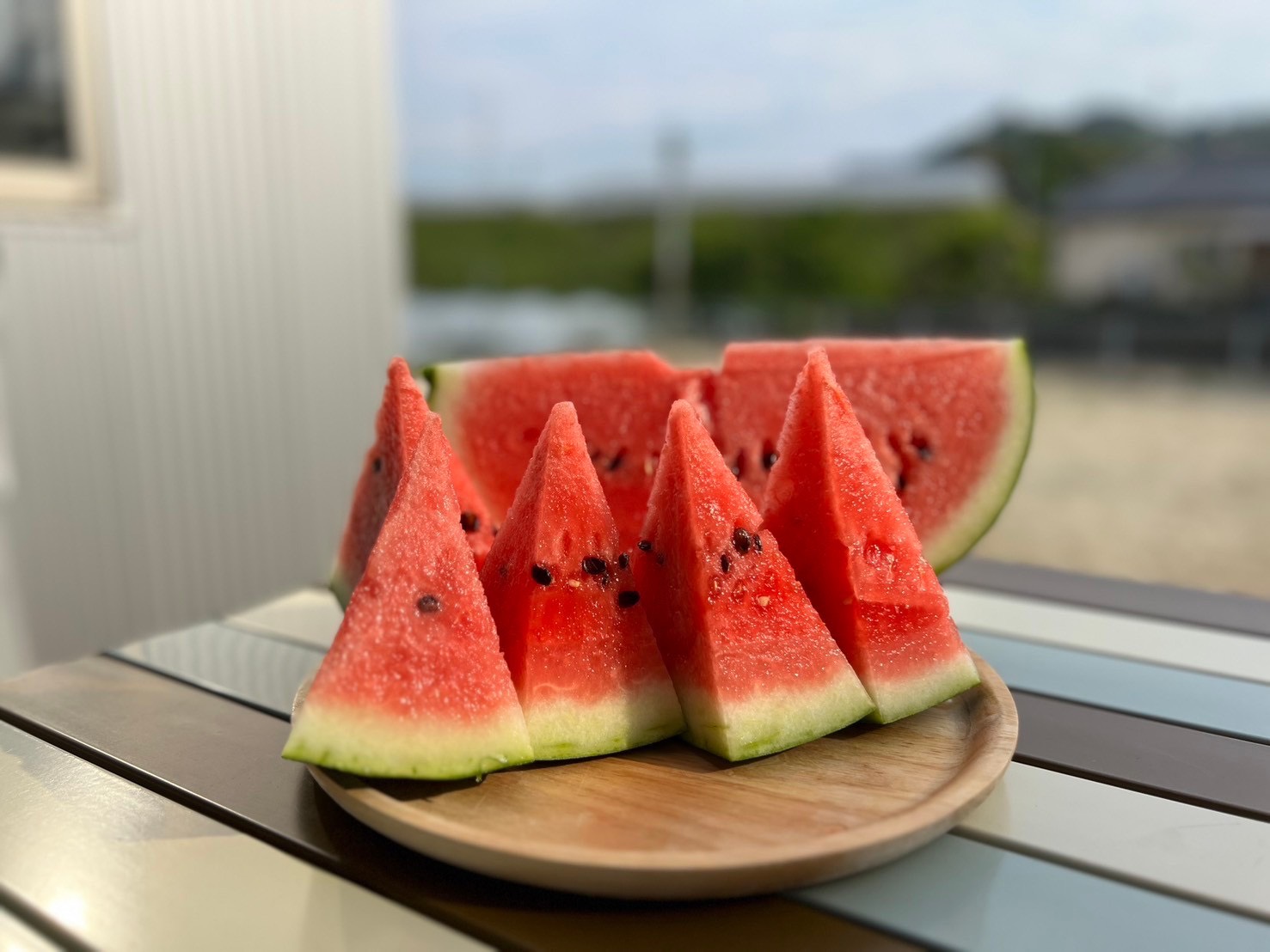 くまもと植木産🍉春スイカ(肥後漫遊) 1玉6キロ~8キロ - サムネイル2